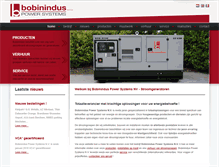 Tablet Screenshot of bobinindus.com